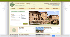 Desktop Screenshot of casasruraleslarioja.com